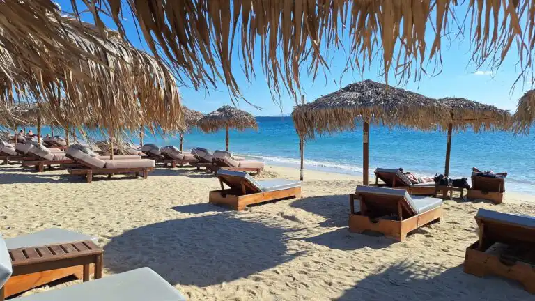 Agios Prokopios beach in naxos